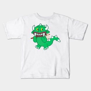 Hodag goes on a trip Kids T-Shirt